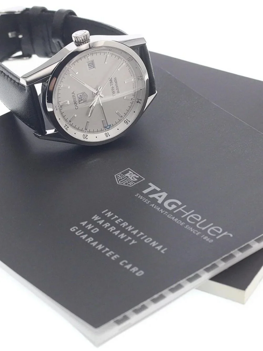 TAG HEUER Carrera TWIN-TIME WV2116-0 Date GMT Automatic Men's Watch_966218